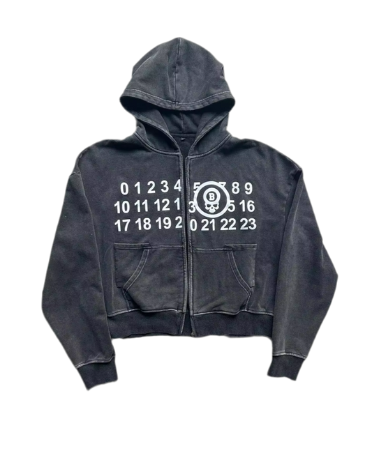 GRAPHIC ZIP-UP HOODIE